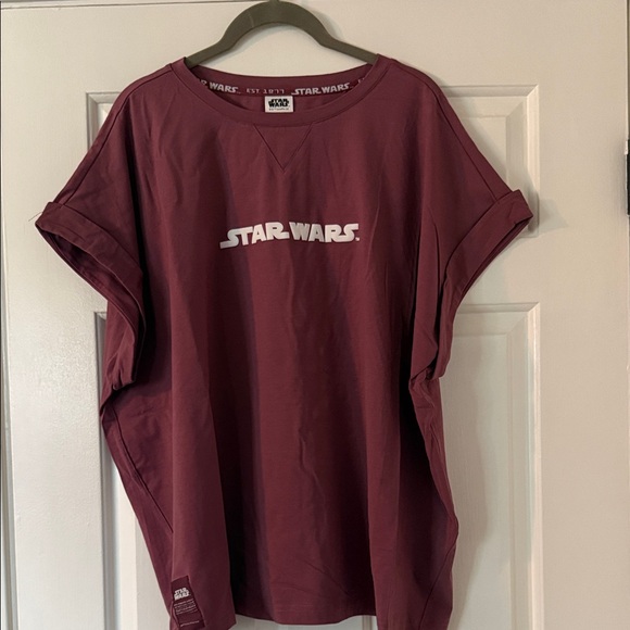 Star Wars Tops - Star Wars Light Mauve T-Shirt 1X